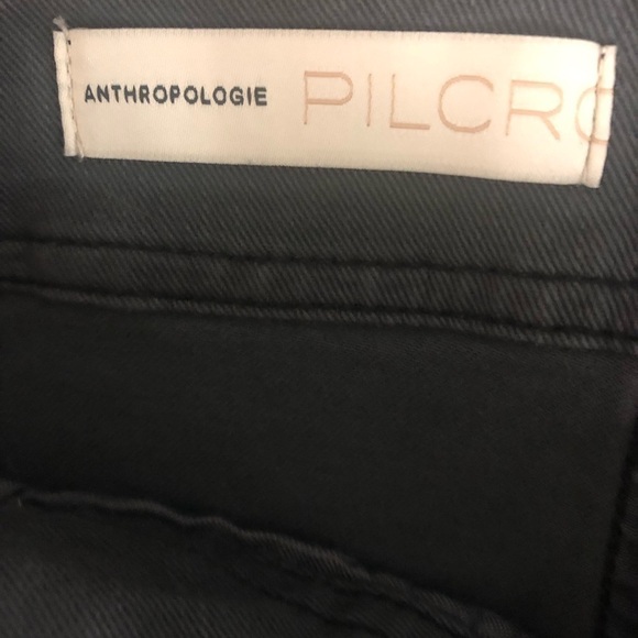 NWT Pilco Anthropologie Highrise Skinny SlateGray Stretch Waist Pocket Detail 30 - Picture 11 of 14
